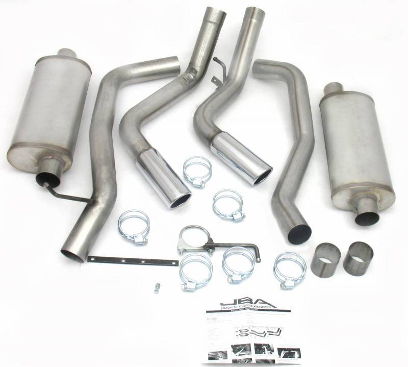 JBA Performance Exhaust 40-3030 3" Stainless Steel Exhaust System 01-06 GM HD Pick-Up 6.0/8.1L